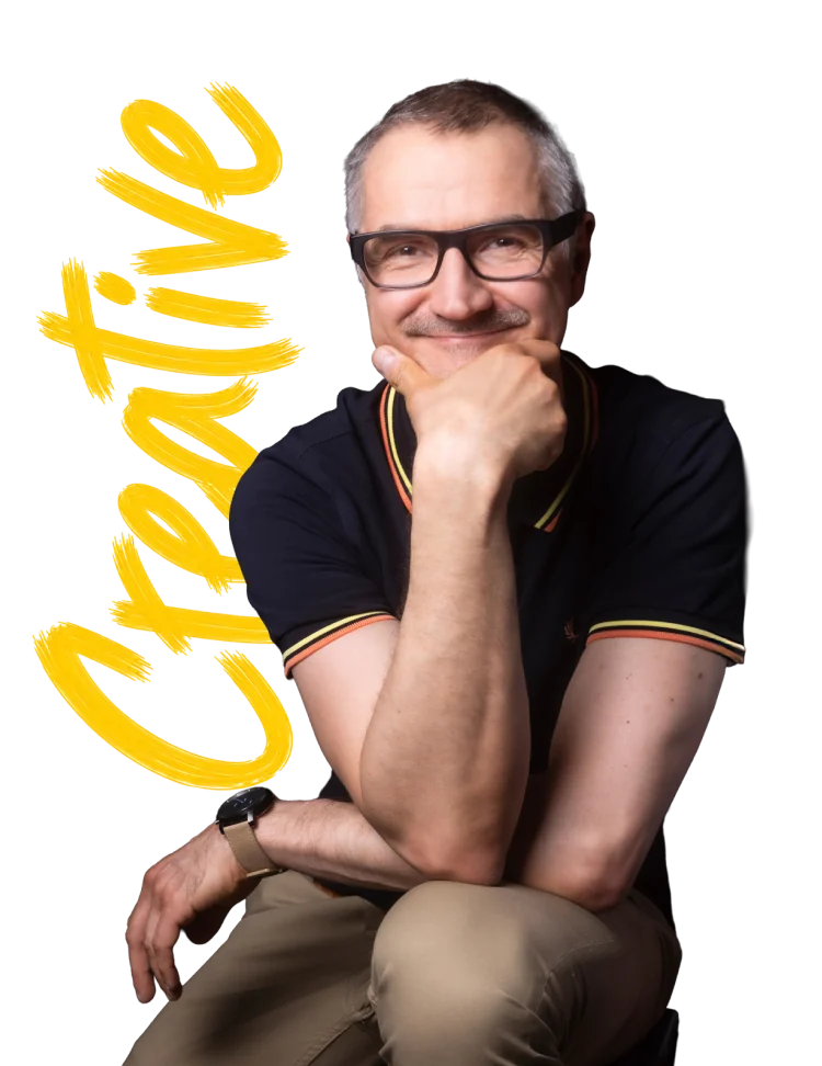 Wojciech Gębala — Creative, zespół TBWA basket. Creative concept development and design direction